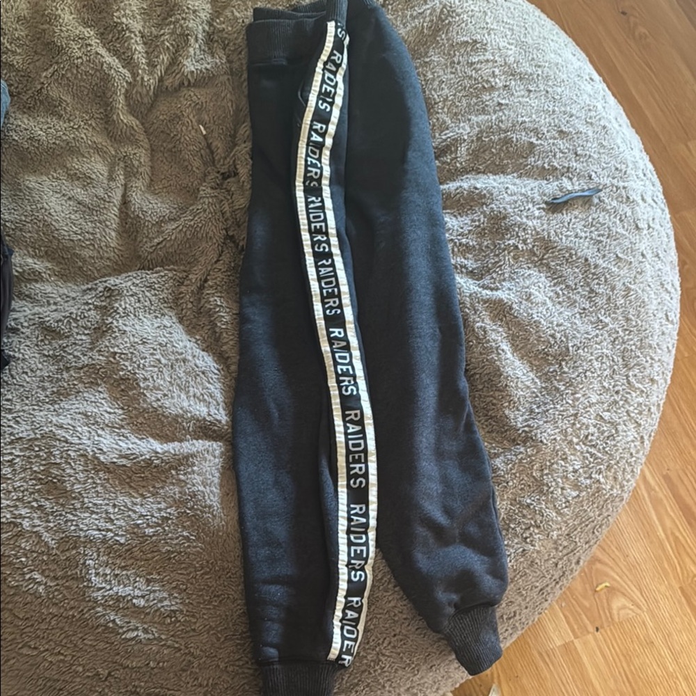 Junk Food Clothing Dark Gray Raiders Sweats